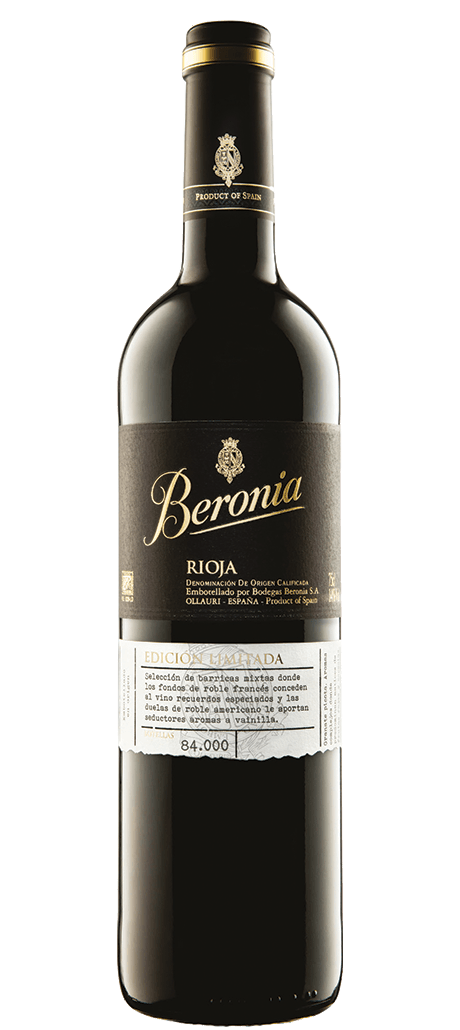 Vino Tinto Español Beronia Crianza Edición Limitada D.O.C. Rioja Tempranillo - Wine.com.mx