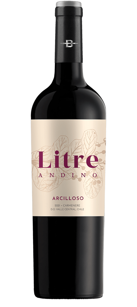 Vino Tinto Chileno Litre Andino Arcilloso Carménère D.O Valle Central - Wine.com.mx