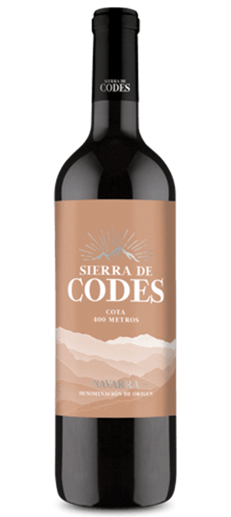 Vino Tinto Español Sierra de Codes Cota 400 Metros D.O Navarra Tempranillo - Wine.com.mx